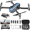Potensic ATOM LT GPS Drone Under 249g, 40 Mins Long Flight, EIS 2.5K Camera, 4KM FPV Transmission, Brushless Motor, Precise Auto Return, SurgeFly, Entry Level Foldable Drone for Adults Beginner, White